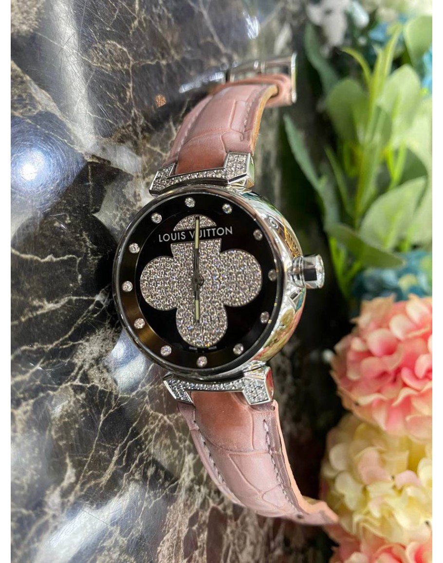 Louis vuitton diamond discount watch